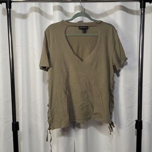 Forever 21 plus cutout shirt